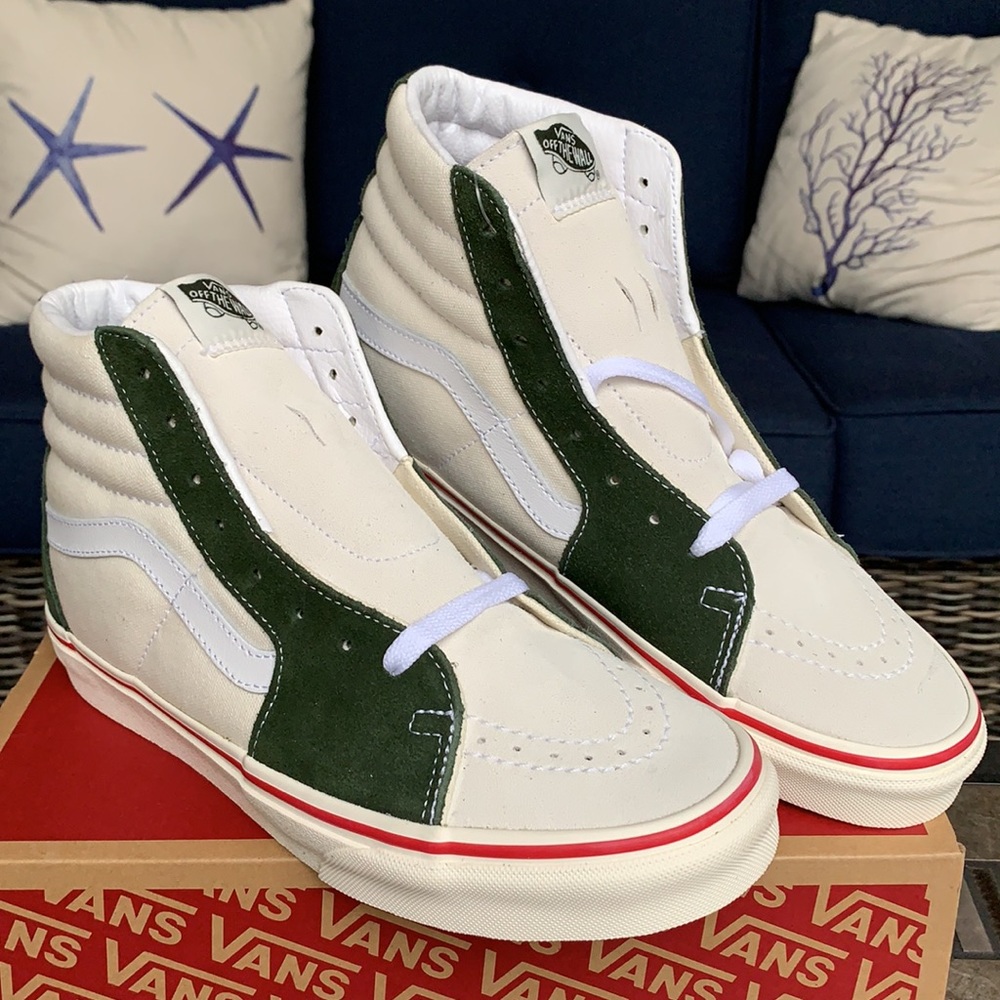 VANS SK8-HI RETRO SPORT MARSHMALLOW/BKOMBUGR MENS - Picture 9 of 16